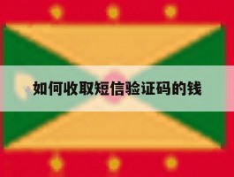 如何收取短信验证码的钱