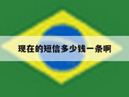现在的短信多少钱一条啊