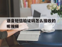 语音短信验证码怎么接收的呢视频
