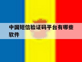 中国短信验证码平台有哪些软件