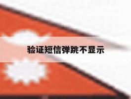 验证短信弹跳不显示