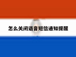 怎么关闭语音短信通知提醒