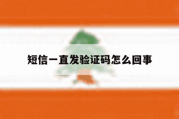 短信一直发验证码怎么回事 短信一直发验证码怎么回事