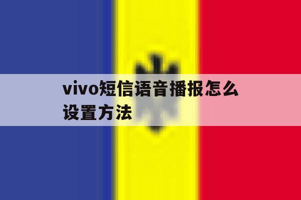 vivo短信语音播报怎么设置方法 vivo短信语音播报怎么设置方法