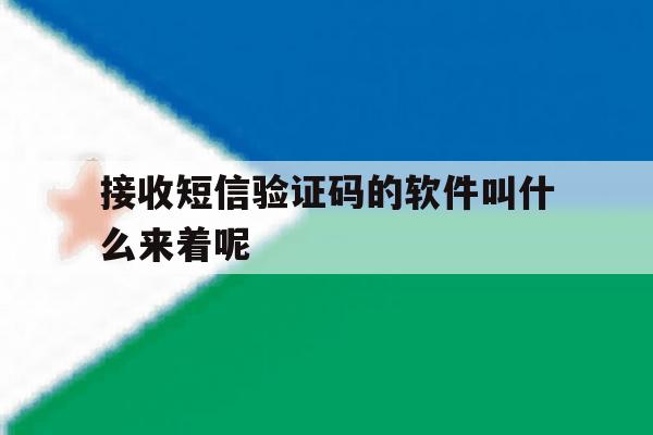 接收短信验证码的软件叫什么来着呢 接收短信验证码的软件叫什么来着呢