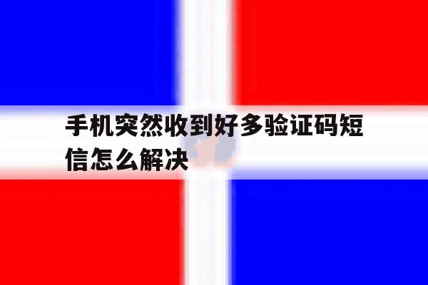 手机突然收到好多验证码短信怎么解决 手机突然收到好多验证码短信怎么解决