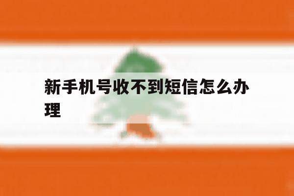 新手机号收不到短信怎么办理 新手机号收不到短信怎么办理