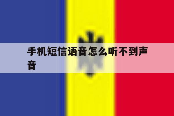手机短信语音怎么听不到声音 手机短信语音怎么听不到声音