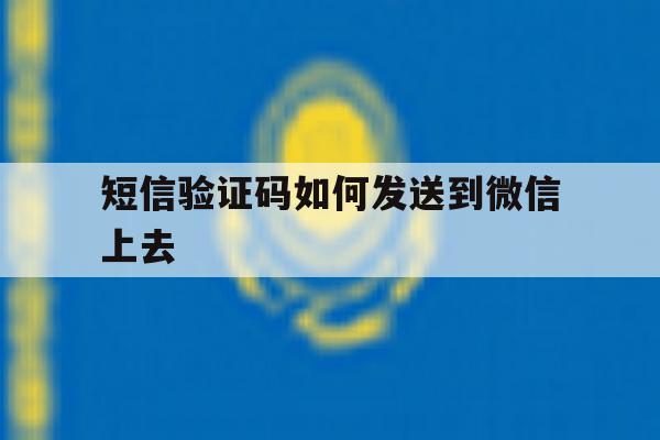 短信验证码如何发送到微信上去 短信验证码如何发送到微信上去