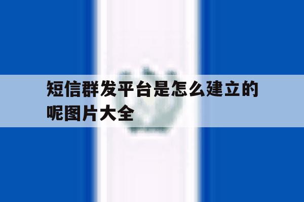 短信群发平台是怎么建立的呢图片大全 短信群发平台是怎么建立的呢图片大全