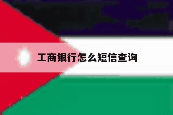 工商银行怎么短信查询 工商银行怎么短信查询