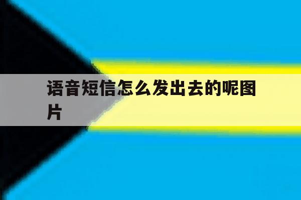 语音短信怎么发出去的呢图片 语音短信怎么发出去的呢图片