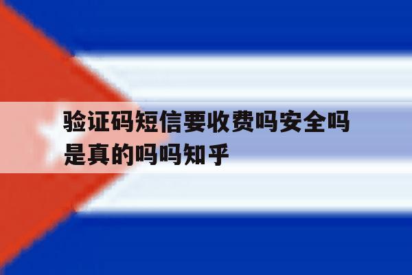 验证码短信要收费吗安全吗是真的吗吗知乎的简单介绍 验证码短信要收费吗安全吗是真的吗吗知乎的简单介绍
