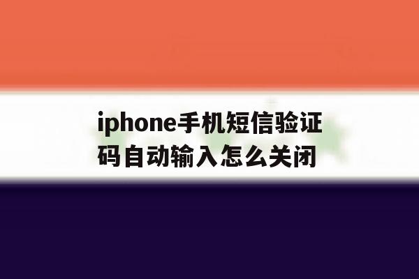 iphone手机短信验证码自动输入怎么关闭 iphone手机短信验证码自动输入怎么关闭