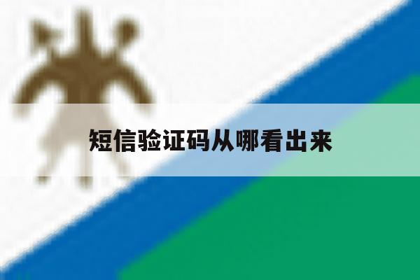 短信验证码从哪看出来 短信验证码从哪看出来